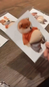 Cute Squeezeable Puppy Sticker