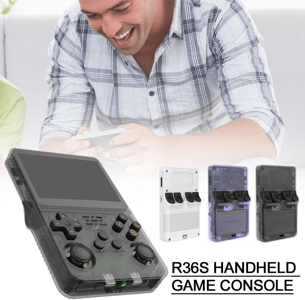 R36S Retro Handheld Console Game For Kids & Adults