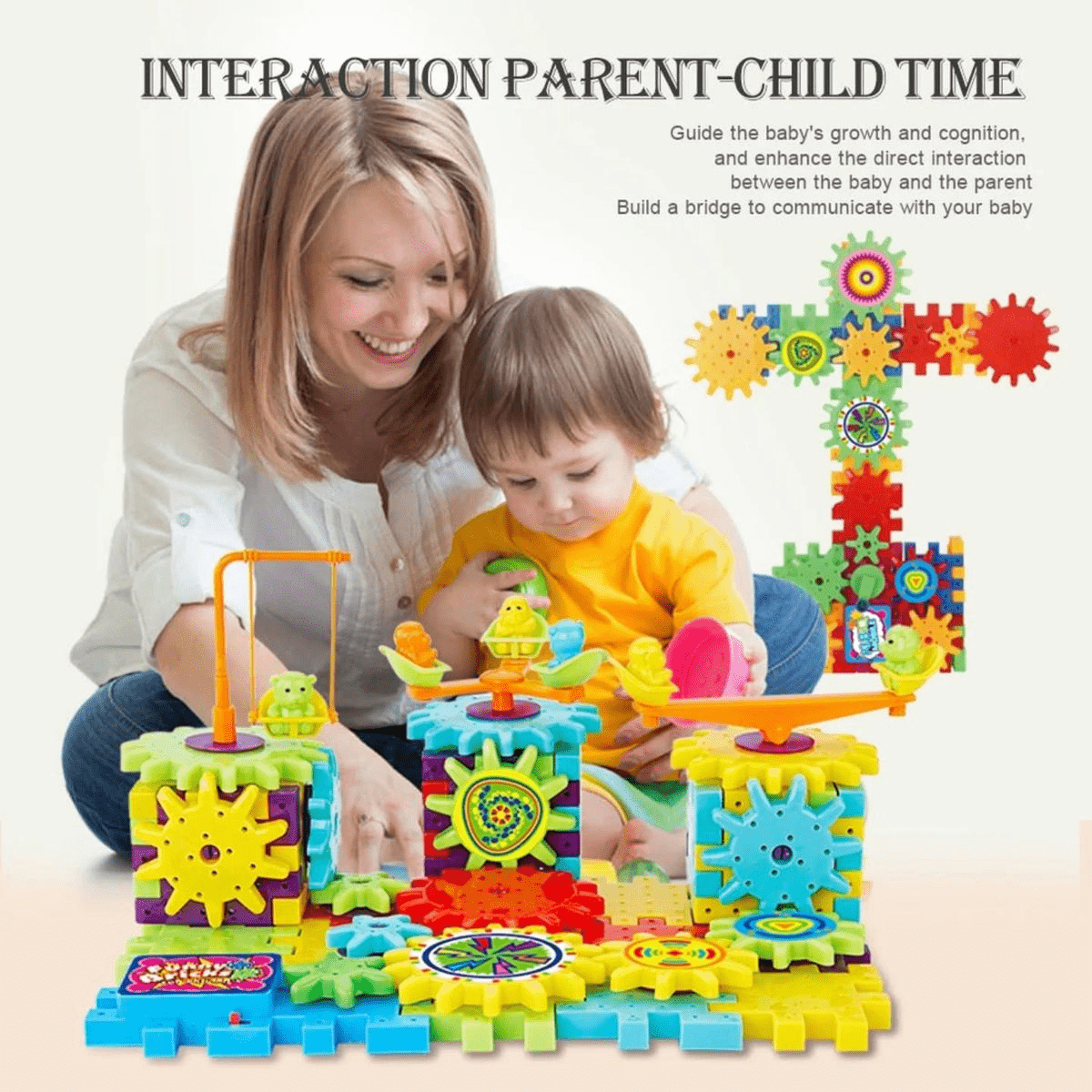 Electric Gear Building Block  Toy (53pcs set)